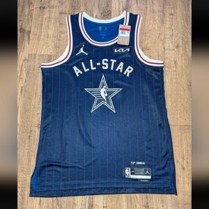 Jordan Nike NBA Dri-Fit‎ De'Aaron Fox All Star Jersey Size Large